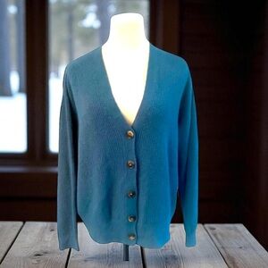 APPARIS ANDI RIB KNIT V-NECK CARDIGAN SIZE XS/S ITALY